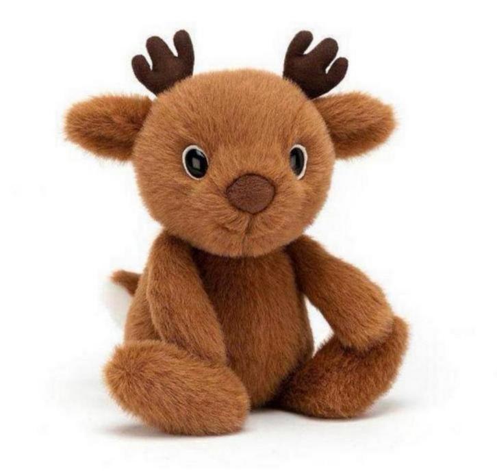 Jellycat Zeldzame Cute Rendier rare knuffel pluche Zeldzaam, Kinderen en Baby's, Speelgoed | Knuffels en Pluche, Nieuw, Overige typen
