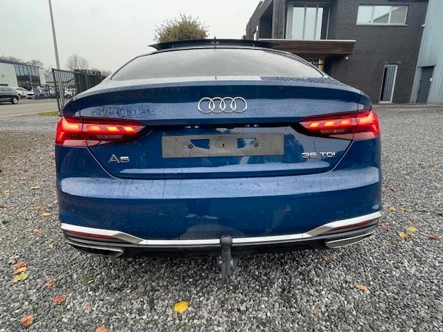 AUDI A5 SPORTBACK 35TDI S-LINE Hybride Pano Leder Keyless..., Auto's, Audi, Bedrijf, Te koop, A5, 360° camera, ABS, Achteruitrijcamera