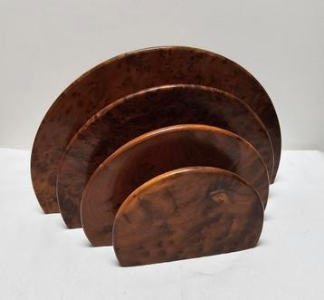 Brievenhouder in Thuja hout Art deco stijl beschikbaar voor biedingen