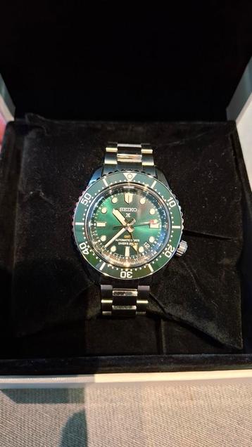 Seiko prospex GMT green SPB381. Compleet en puntgaaf! beschikbaar voor biedingen