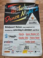 Poster Hi-Tech Dance Night 2, Ophalen, Gebruikt, Muziek