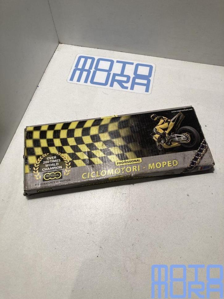 Regina 415 ORO Ketting 130 schakels met klinkschakel 415 ORO, Motos, Pièces | Toutes-marques, Neuf, Enlèvement ou Envoi