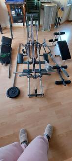 Fitness kabelmachine, multifunctioneel met gewichten, Sport en Fitness, Ophalen, Gebruikt