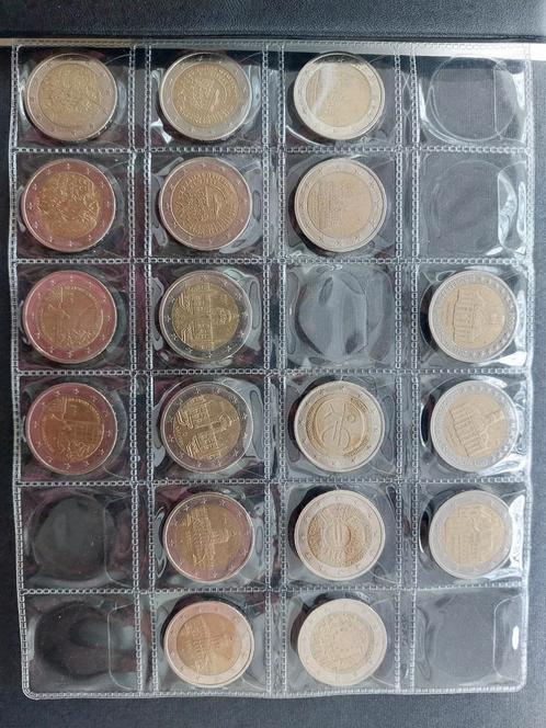2 euromunten 2 euro munten  geciculeerd collectors item, Timbres & Monnaies, Monnaies | Europe | Monnaies euro, 2 euros, Autres pays