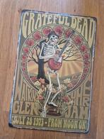 Metalen wandplaat Gratefull death, Ophalen of Verzenden, Nieuw