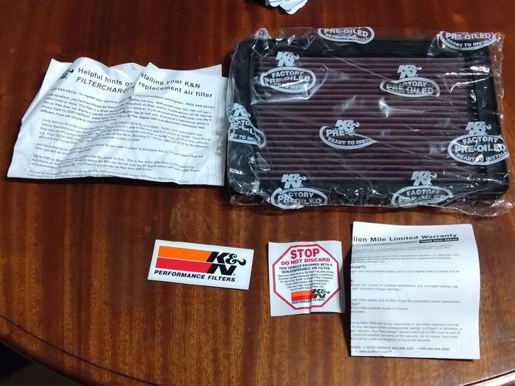 K&N paneel filter voor Hyundai modellen, Auto diversen, Tuning en Styling, Ophalen of Verzenden