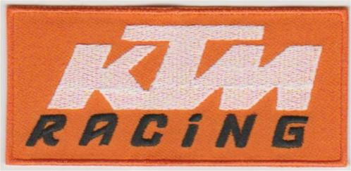 KTM Racing stoffen opstrijk patch embleem #6, Motoren, Accessoires | Overige, Nieuw, Verzenden