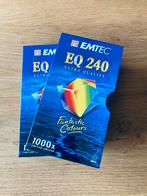 EMTEC EQ 240 VHS CASSETTE blanco, VHS-C ou SVHS-C, Cassette (vidéo), Enlèvement
