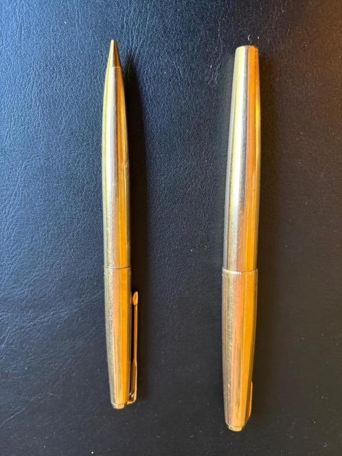 ZELDZAME PARKER 61 VERGULDE PEN EN VULPOTLOOD, Verzamelen, Pennenverzamelingen, Gebruikt, Vulpen, Parker, Ophalen