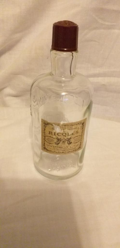 Riclès vintage fles van 20 cl, Antiek en Kunst, Antiek | Glaswerk en Kristal, Ophalen of Verzenden