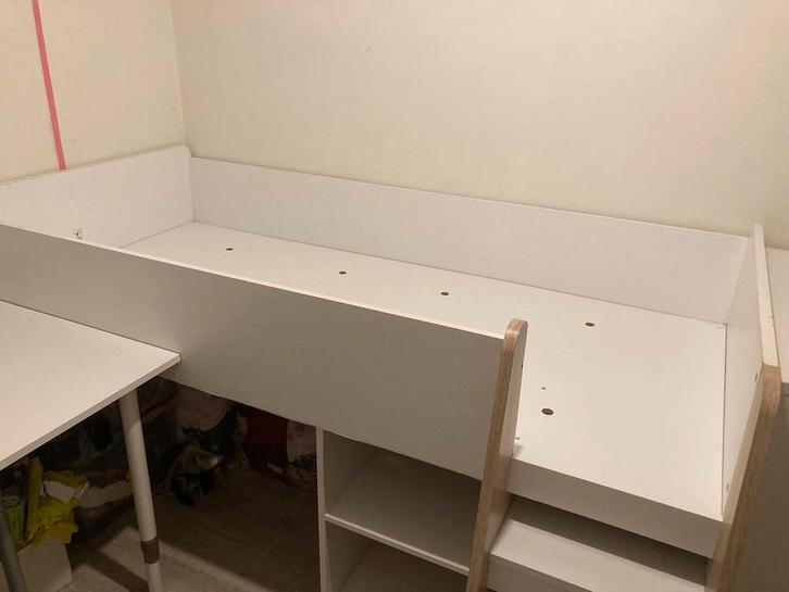 Halfhoogslaper, Enfants & Bébés, Chambre d'enfant | Lits superposés & Lits mezzanines, Utilisé, Enlèvement