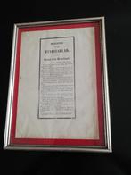 Bulletin Dood des Konings 1909, Ophalen of Verzenden, Gebruikt, Tijdschrift of Boek