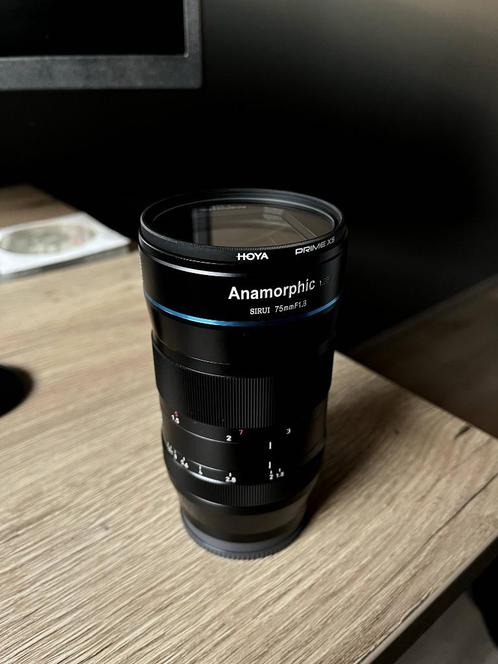Sirui 75mm F1.8 Anamorphic 1.33x Sony E-mount objectief, Audio, Tv en Foto, Foto | Lenzen en Objectieven, Zo goed als nieuw, Telelens