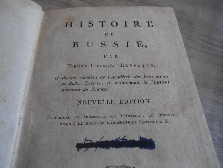 Paar Russische geschiedenismanuscripten uit het jaar 1800., Antiek en Kunst, Antiek | Boeken en Manuscripten, Ophalen of Verzenden