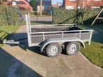 Aanhangwagen dubbelas 750kg, Tuin en Terras, Ophalen of Verzenden