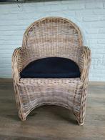 6 rotan stoelen / clubzeteltjes, Huis en Inrichting, Ophalen, Zo goed als nieuw