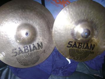 Sabian H.H. 13.inch HI-HAT,,,Handgehamerd beschikbaar voor biedingen