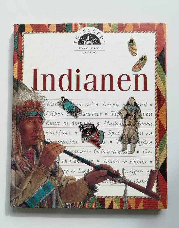 Indianen (Telescoop-serie / Lannoo), Boeken, Kinderboeken | Jeugd | 10 tot 12 jaar, Gelezen, Non-fictie, Ophalen of Verzenden