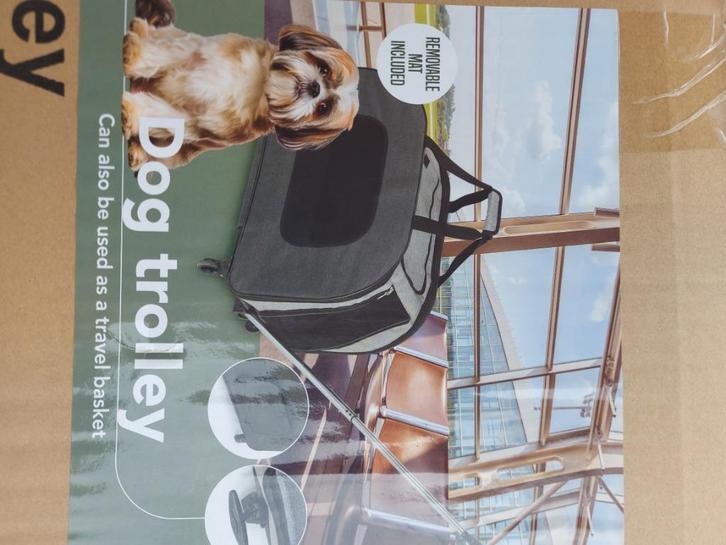 Charette de voyage chien, Animaux & Accessoires, Caisses pour chiens, Neuf, Enlèvement