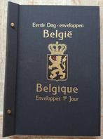 Luxe album FDC Belgie met 15 bladen (voor 90 enveloppen), Ophalen of Verzenden, Verzamelalbum