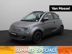 Fiat 500 C Icon 42 kWh Navi | ECC | PDC | LMV | Cam | LED |, Auto's, Stof, Cabriolet, Zilver of Grijs, Parkeersensor