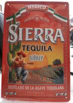 Metalen Reclamebord van Sierra Tequila in reliëf-20x30cm, Nieuw, Reclamebord, Verzenden