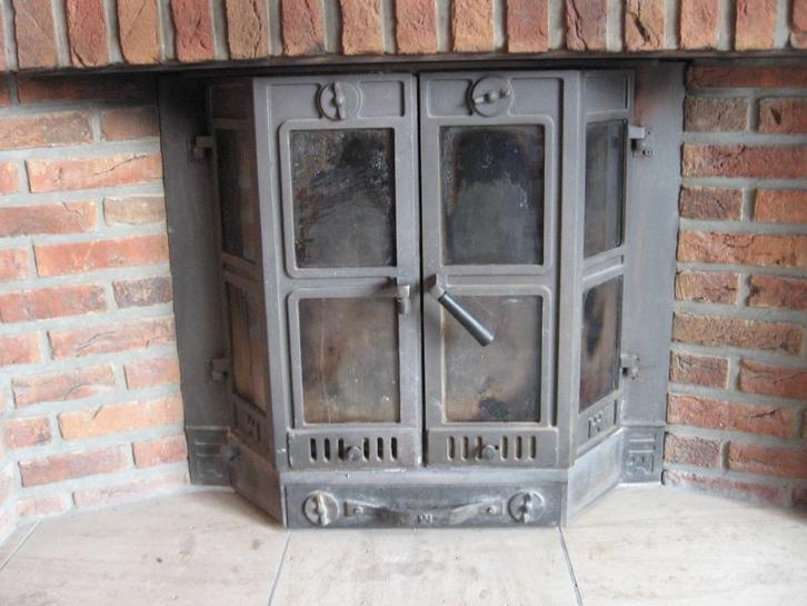Invoegen, Huis en Inrichting, Kachels, Gebruikt, Inbouw, Houtkachel, Hout, Ophalen