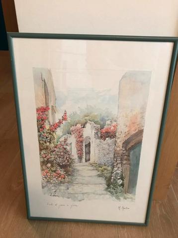 Schilderij onder lijst, Marten beschikbaar voor biedingen