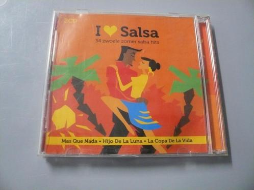 I Love SALSA  34 Zwoele zomer salsa hits--(2cd's), Cd's en Dvd's, Cd's | Latin en Salsa, Gebruikt, Ophalen of Verzenden