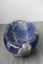 Blauw marmer schaaltje ( Lapis Lazuli  ), Ophalen of Verzenden, Mineraal