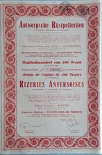 Antwerpsche Rijstpellerijen - Antwerpen  -1941, Ophalen of Verzenden, 1920 tot 1950, Aandeel