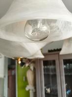 5 armige MURANO ITALIE luchter met ledlampen, Maison & Meubles, Lampes | Lustres, Enlèvement, Utilisé, MURANO ITALIE