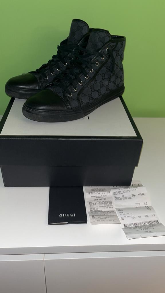 Chaussure gucci montante T 44, Vêtements | Hommes, Chaussures, Comme neuf, Autres types, Noir, Enlèvement