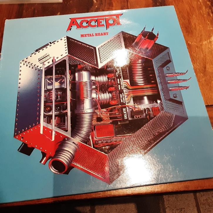 Accept – Metal Heart lp, Cd's en Dvd's, Vinyl | Hardrock en Metal, Gebruikt, Verzenden