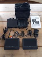 Draagbare Dual Screen DVD Speler, Audio, Tv en Foto, DVD spelers, Draagbaar, Ophalen of Verzenden, Zo goed als nieuw, Overige merken