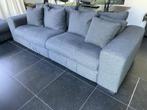 zetel + poef, Huis en Inrichting, Zetels | Zetels, Ophalen, 250 tot 300 cm, 100 tot 125 cm, Driepersoons