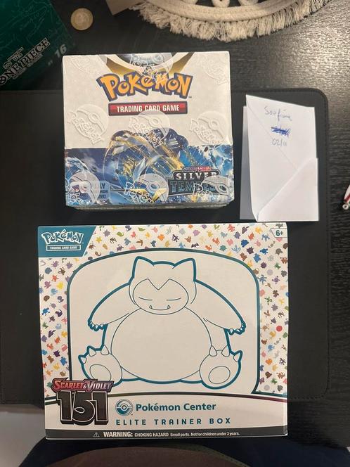 151 ETB POKEMON CENTER silver tempest boosterbox, Hobby & Loisirs créatifs, Cartes | Fabrication, Comme neuf, Enlèvement ou Envoi