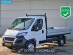 Peugeot Boxer 140PK Open Laadbak Trekhaak Airco Cruise Picku, Voorwielaandrijving, Euro 6, 4 cilinders, Wit