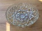 Glazen schaal - vintage - 25 cm diameter, Ophalen of Verzenden, Gebruikt