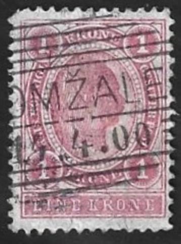 1 Postzegel Oostenrijk 1899 Keizer Frans Jozef I beschikbaar voor biedingen