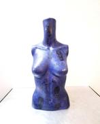 Buste mannequin bleu violacé et tatoué, Enlèvement