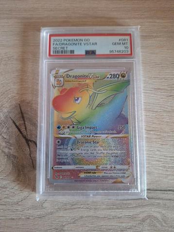 PSA 10 - DRAGONITE VSTAR - POKEMON beschikbaar voor biedingen