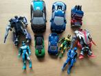 Set Transformers - auto + robot - en actiefiguren, Utilisé, Enlèvement ou Envoi