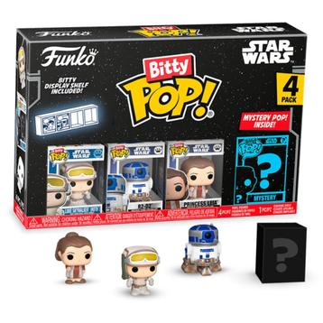 Bitty POP Star Wars 4-Pack - Luke(Hoth), R2-D2, Leia+Mystery beschikbaar voor biedingen