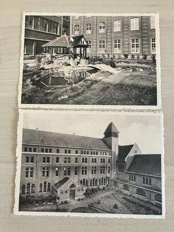 2 oude postkaarten Damiaancollege Aarschot, Enlèvement ou Envoi, Non affranchie, Brabant Flamand
