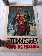 affiche Sterrestoet (Brugge - geen datum) "voor de missies", Verzamelen, Posters, Ophalen, Gebruikt