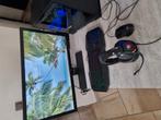 Gaming pc + scherm, Computers en Software, Desktop Pc's, Ophalen, Gebruikt, Gaming