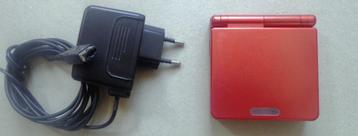 Gameboy Advance SP rood + originele oplader beschikbaar voor biedingen