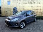 FORD GRAND C-MAX 2014 DIESEL EURO 5B 135.000KM TOPSTAAT, Auto's, Voorwielaandrijving, Euro 5, Stof, Zwart