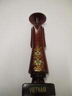 SCULPTURE EN BOIS FIGURINE  VIETNAMIENNE - NACRE, Enlèvement ou Envoi